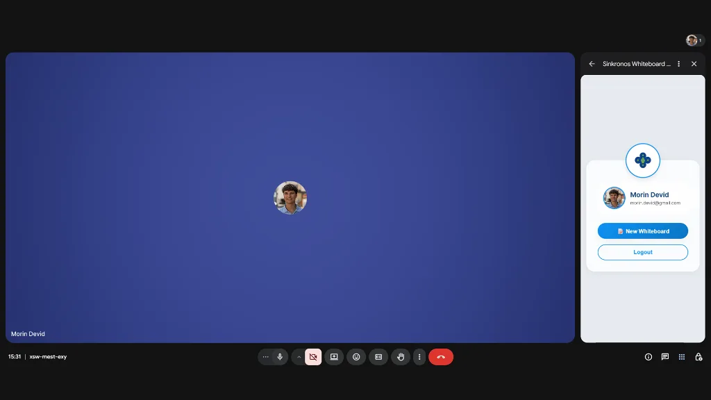 Meet Sidebar Signed-In